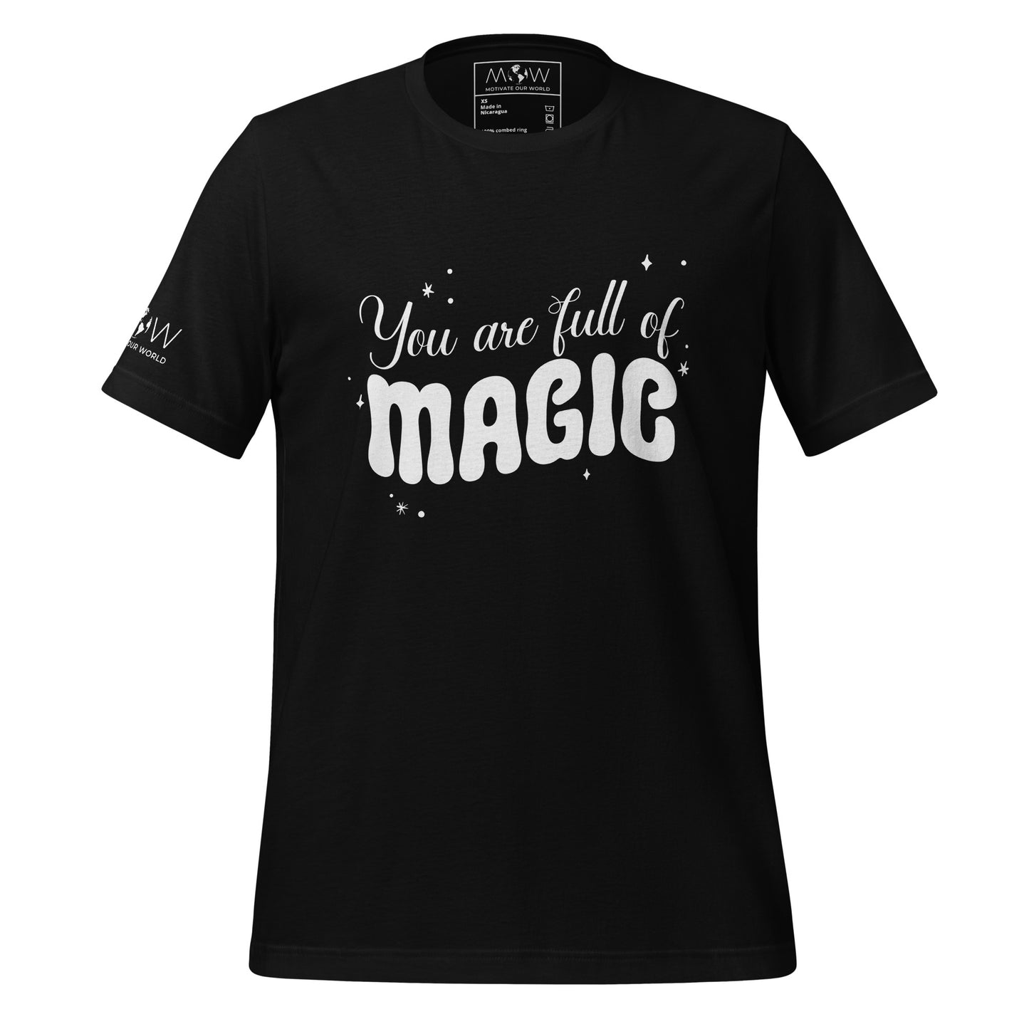You Are Full of Magic Men's Motivational Black T-Shirt