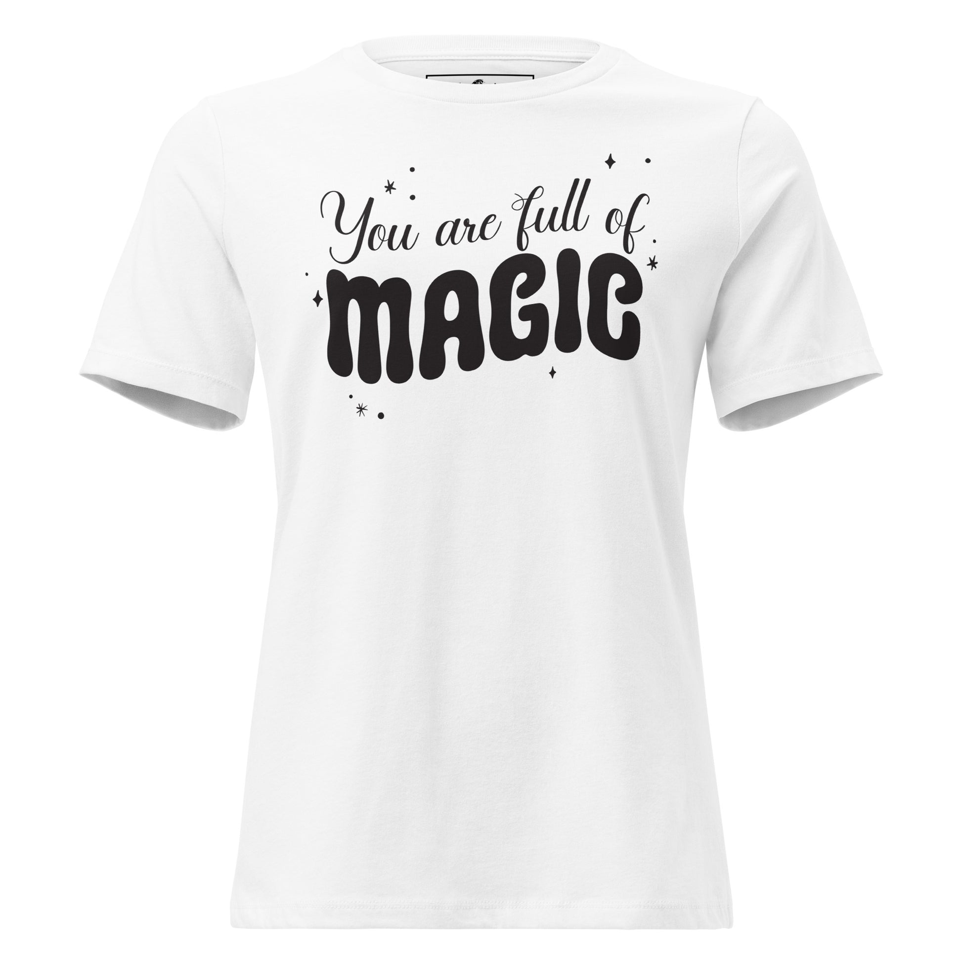 You Are Full of Magic White Motivational Women’s T-Shirt - Whimsical Motivation Design