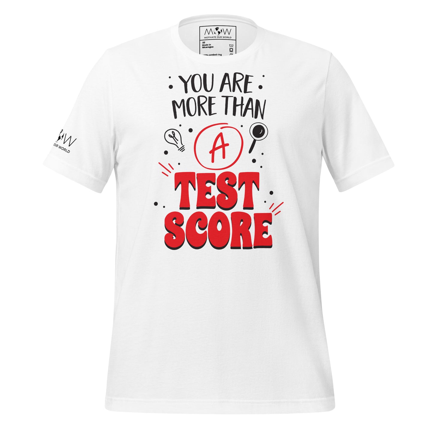You Are More Than A Test White Motivational Men's T-Shirt