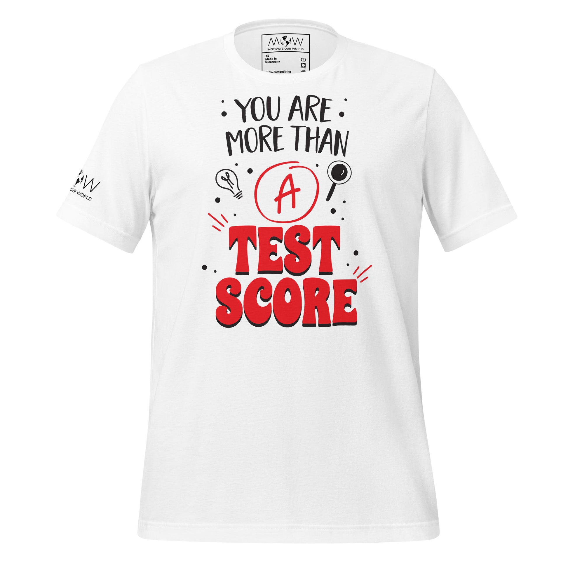 You Are More Than A Test White Motivational Men's T-Shirt