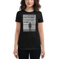 You Are Now Entering a Stress-Free Zone (Modern Silhouette Design) Women’s Motivational White T-Shirt