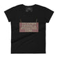 You Are Now Entering a Stress-Free Zone (Rustic Sign Design) Women’s Motivational Black T-Shirt
