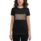 You Are Now Entering a Stress-Free Zone (Rustic Sign Design) Women’s Motivational Black T-Shirt