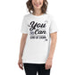 You Can. End Of Story White Motivational Women’s T-Shirt Lifestyle