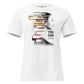 "You Can, End Of Story" Book Stack White Motivational Women’s T-Shirt