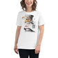 "You Can, End Of Story" Book Stack White Motivational Women’s T-Shirt Lifestyle