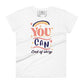 You Can – End of Story Women’s Motivational White T-Shirt