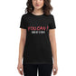 You Can! End of Story Women’s Motivational Black T-Shirt