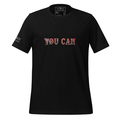 You Can Men's Motivational Black T-Shirt