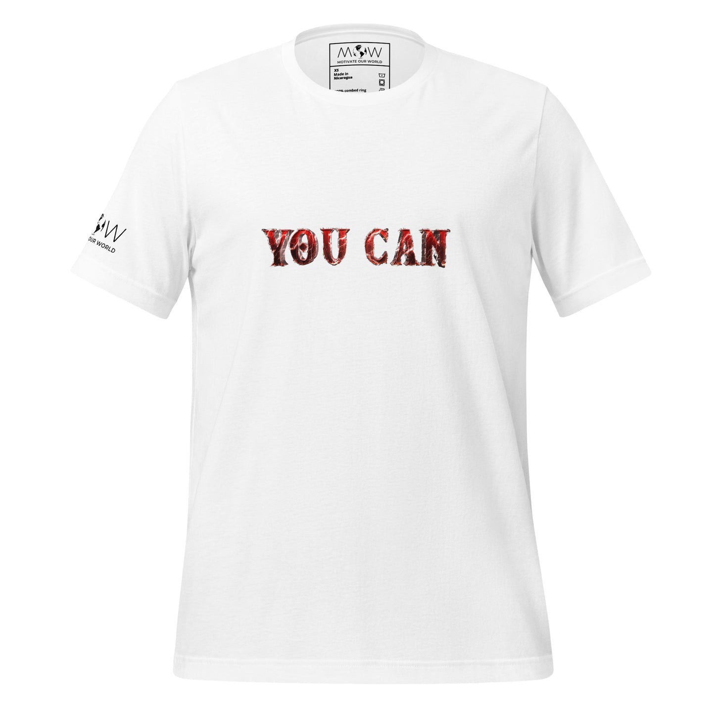 You Can Men's Motivational White T-Shirt