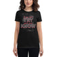 You Don’t Try, You’ll Never Know Women’s Motivational Black T-Shirt