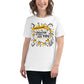 Your Future Is Created Today - School Supplies Edition White Motivational Women’s T-Shirt Lifestyle