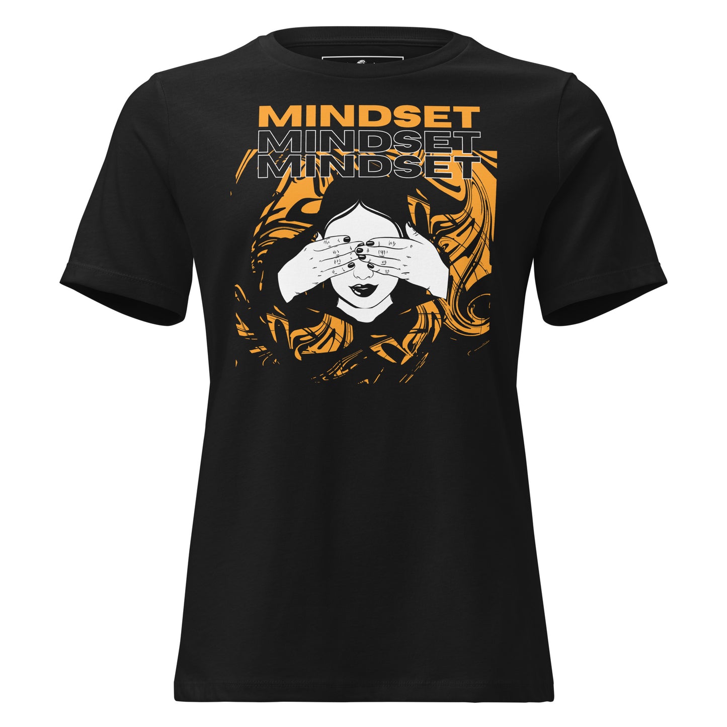 Your Mindset Black Motivational Women’s T-Shirt