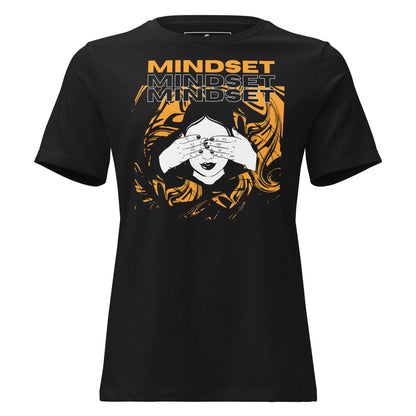 Your Mindset Black Motivational Women’s T-Shirt