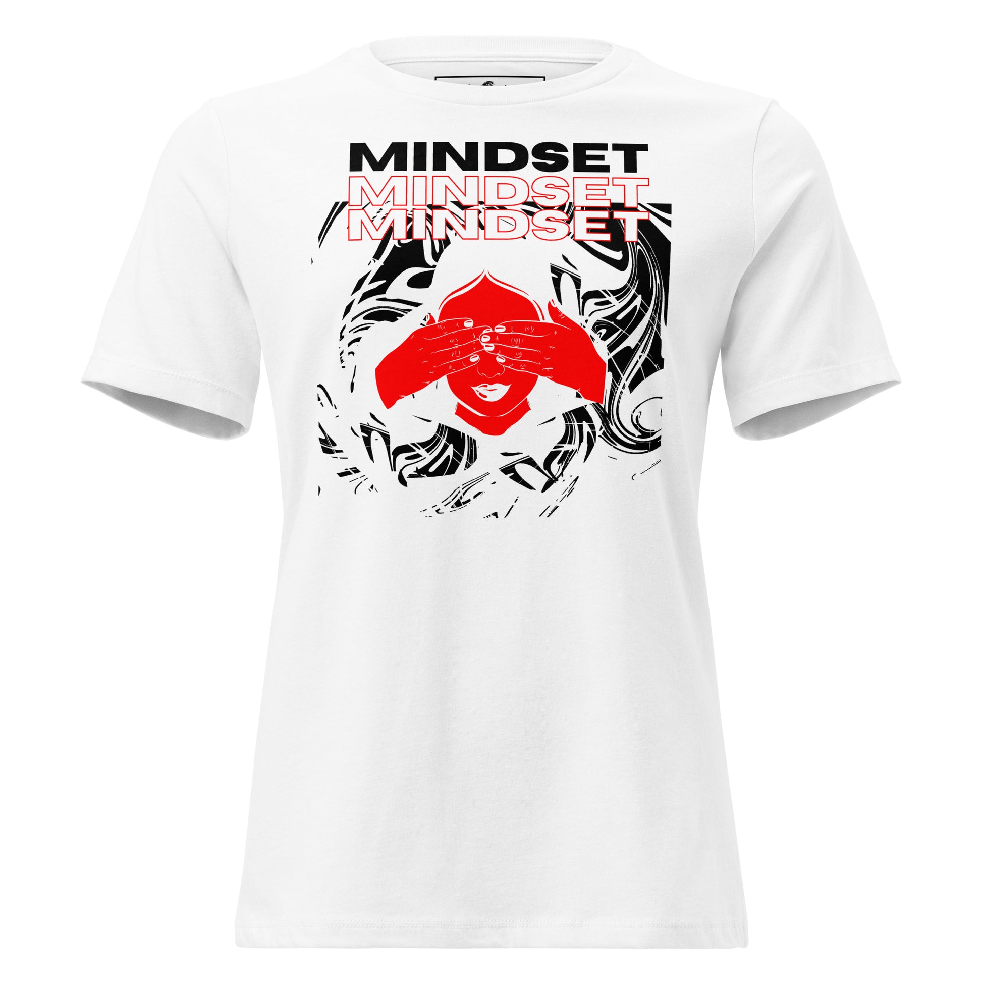 Your Mindset White Motivational Women’s T-Shirt