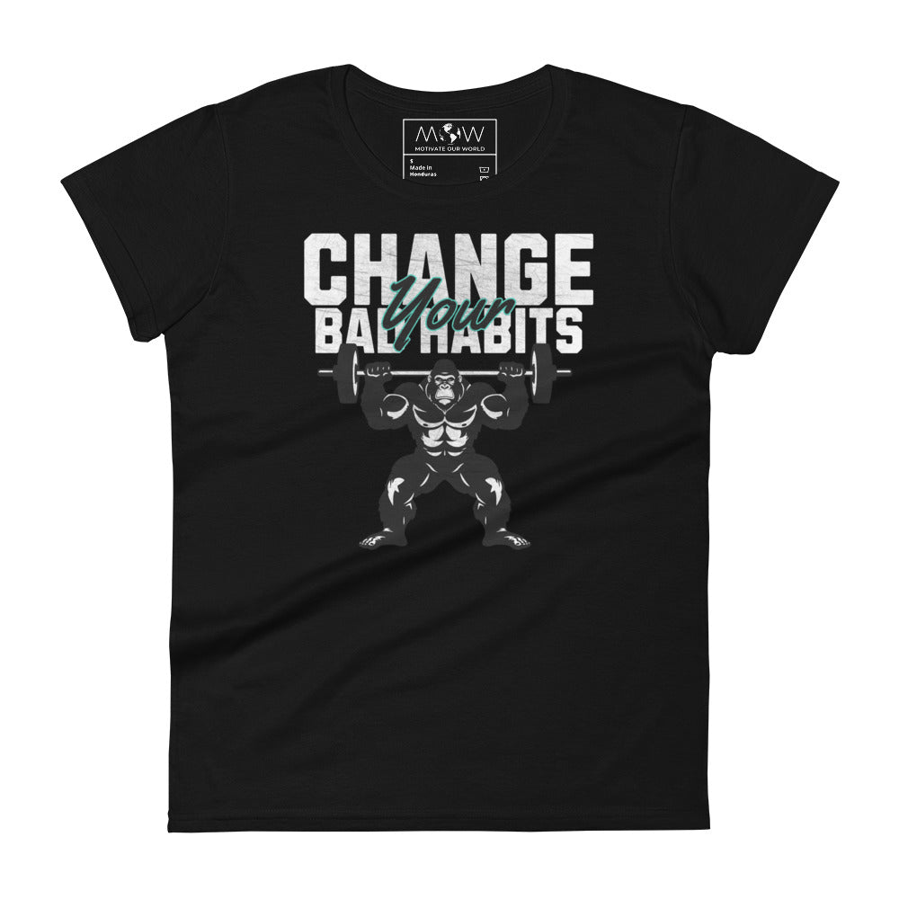 Your Strength Women’s Motivational Black T-Shirt