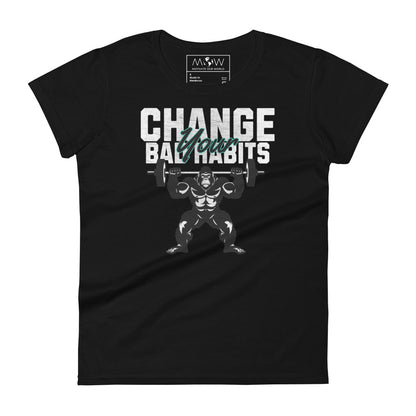 Your Strength Women’s Motivational Black T-Shirt