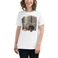 Your Worth Has Nothing to Do With Your Diagnosis - Portrait Edition White Motivational Women’s T-Shirt Lifestyle