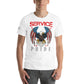 Service with Pride Men's Motivational White T-Shirt