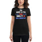 The Army is the True Nobility of Our Country Women’s Motivational Black T-Shirt