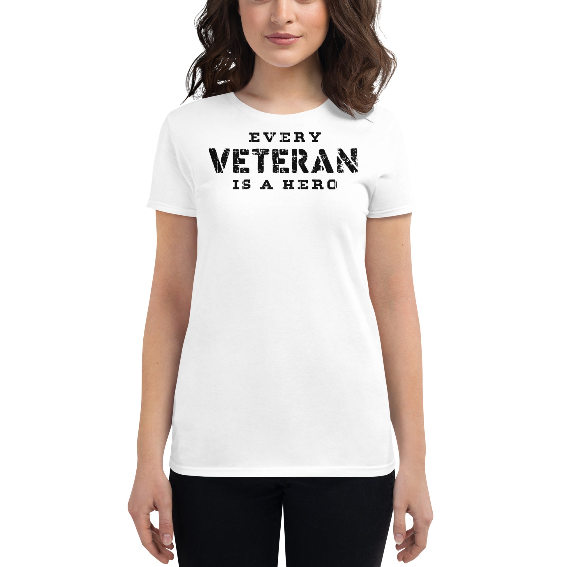 Every Veteran is Women’s Motivational White T-Shirt